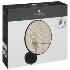 Applique murale Olme en paille & métal D27cm - Atmosphera