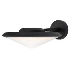 Applique murale Ortano LED intégrée 1100lm 20W IP44 GoodHome noir