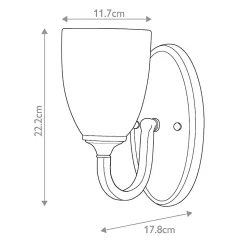 Applique murale Perry 1 lumière