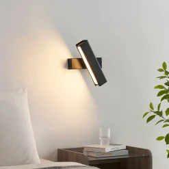 Applique murale pivotante noire LED - Salvi