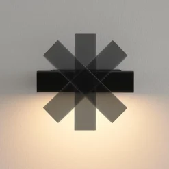 Applique murale pivotante noire LED - Salvi