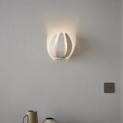 Applique murale Pleiones E14 IP20 blanc