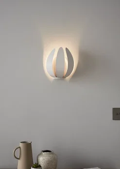 Applique murale Pleiones E14 IP20 blanc