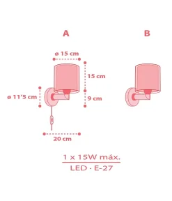 Applique murale pour enfants Rainbow Arc-en-ciel