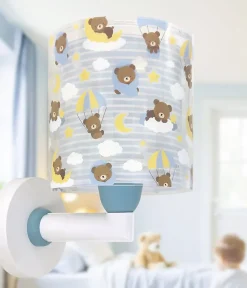 Applique murale pour enfants Baby Teddy Bleu Ours