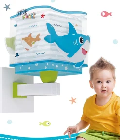 Applique murale pour enfants Little Shark Petit Requin