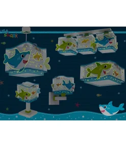 Applique murale pour enfants Little Shark Petit Requin