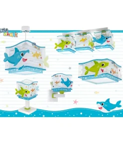 Applique murale pour enfants Little Shark Petit Requin