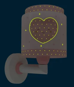 Applique murale pour enfant Baby Dreams Coeur rose