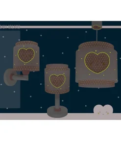 Applique murale pour enfant Baby Dreams Coeur rose