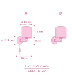 Applique murale pour enfants Hello Kitty & Friends, Kuromi, My Melody et Cinnamoroll