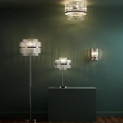 Applique murale Rhyolit E14 IP20 argent