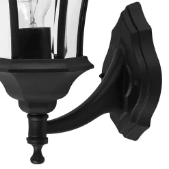 Applique murale Richelieu E27 60W IP44 GoodHome noir