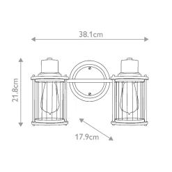 Applique murale Riggs 2 lumières