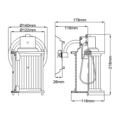 Applique murale Riggs 1 lumière