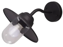 Applique murale Rimouski E27 60W IP44 GoodHome noir