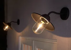 Applique murale Rimouski E27 60W IP44 GoodHome noir