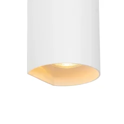 Applique murale ronde design blanche - Sabbir