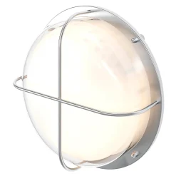 Applique murale ronde Vallen E27 IP44 GoodHome chrome