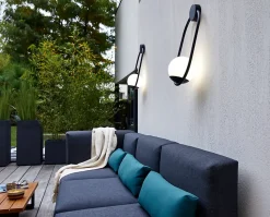 Applique murale Ruble E14 25W IP44 GoodHome noir