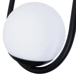 Applique murale Ruble E14 25W IP44 GoodHome noir