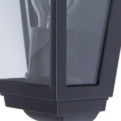 Applique murale Sagwon E27 60W IP44 GoodHome noir