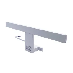 Applique Murale Salle de Bain Blanche 9W IP44 - Blanc Froid 6000K - 8000K - SILAMP