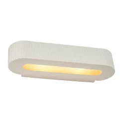 Applique murale scandinave beige UFO 2 lumières - Plaster