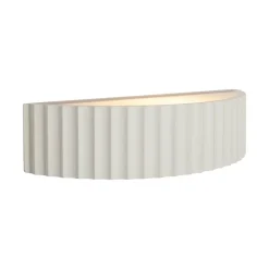 Applique murale scandinave blanche organique - Plaster