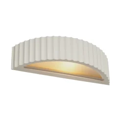 Applique murale scandinave blanche organique - Plaster