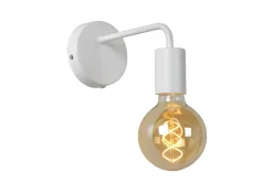 Applique murale SCOTT en métal avec 1xE27 - Blanc - Lucide