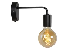 Applique murale SCOTT en métal avec 1xE27 - Noir - Lucide