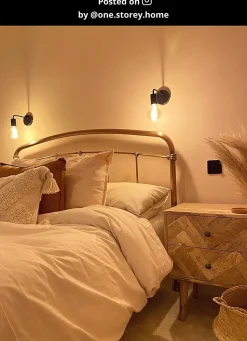 Applique murale SCOTT en métal avec 1xE27 - Noir - Lucide