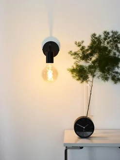 Applique murale SCOTT en métal avec 1xE27 - Noir - Lucide