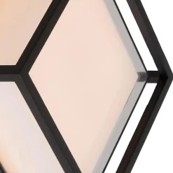 Applique murale SINGA LED en aluminium avec LED intégré - Noir - Lucide