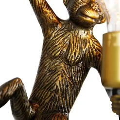 Applique murale singe dorée - Animal Monkey