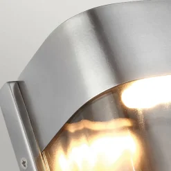 Applique murale small Bennie LED 1 lumière - Acier peint brossé