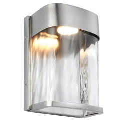 Applique murale small Bennie LED 1 lumière - Acier peint brossé