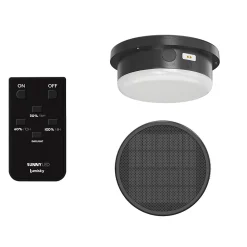 Applique murale solaire CORALIA Beige Rotin D32CM