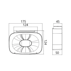 Applique murale solaire LED Alcapower 700 lm IP65 bidirectionnelle avec capteur crépusculaire - 4000K
