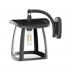 Applique Murale Solaire LED Extérieur Éclairage Autonome avec Panneau Solaire et Batterie Lithium