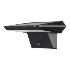 Applique murale solaire Porrassa LED intégrée 800 lms IP44 Eglo noir
