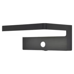 Applique murale solaire rectangulaire Woodruff 300 lms IP54 Goodhome noir