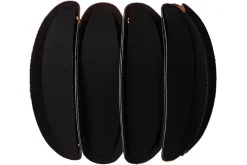 Applique murale SPENCER en feutrine avec 1xE27 - Noir - Lucide