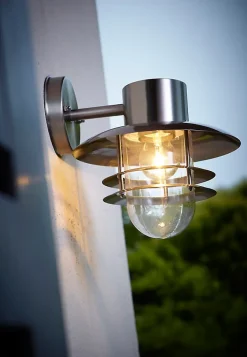 Applique murale Tanakee E27 60W IP44 GoodHome chrome