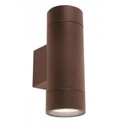 Applique Murale Étanche Extérieur GRANADA Cuivre 2xGU10 Simplicité et Sécurité Lumineuse