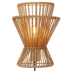 Applique murale TASMAN en papier avec 1xE14 - Naturel - Lucide