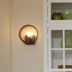 Applique murale Theater Row 1 lumière - Bronze western