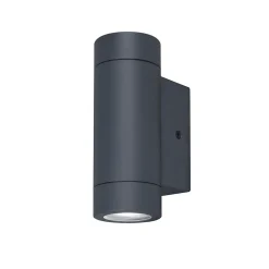 Applique murale Tongoa GU10 25W IP44 Goodhome gris foncé