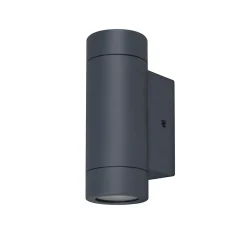 Applique murale Tongoa GU10 25W IP44 Goodhome gris foncé